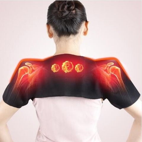 Tourmaline Self-heating Unisex Heat Therapy Pad Shoulder Protector Support Body Muscle Pain Relief Health Care Heating Belt ► Photo 1/6