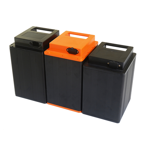 lithium battery case High quality 18650 battery aluminum box with ABS plastic lid for li-ion battery assembly ► Photo 1/6