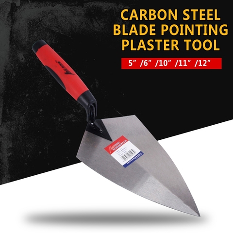 5/6/10/11/12 inch Construction Tools Putty Knife Brick Trowel Laying Carbon Steel Blade Pointing Plaster Tool Carbon Steel ► Photo 1/5