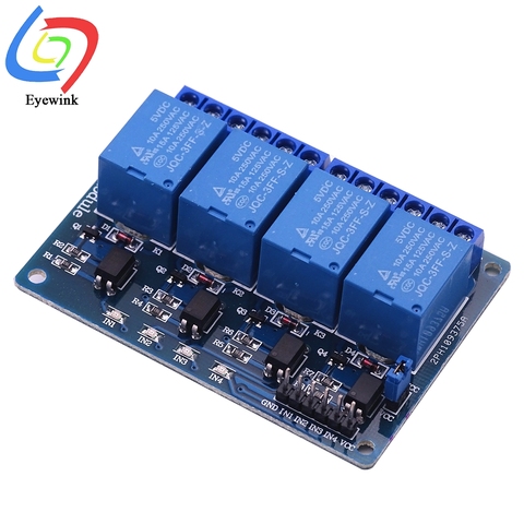 5V/12V/24V 4 Channel Relay Module 4-channel Relay Control Board For Arduino With Optocoupler Relay Output 4 Way Relay Module 4CH ► Photo 1/4