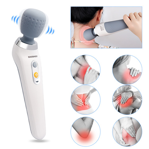 USB Handheld Electric Wand Massager High Frequency Vibration Body Neck Back Muscle Relax Vibrating Deep Tissue Massage Machine ► Photo 1/6