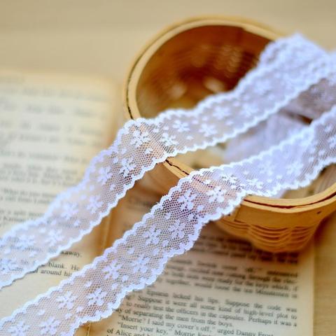 hot sale DIY white lace polyester lace doll lace accessories 2.5cm width ► Photo 1/6