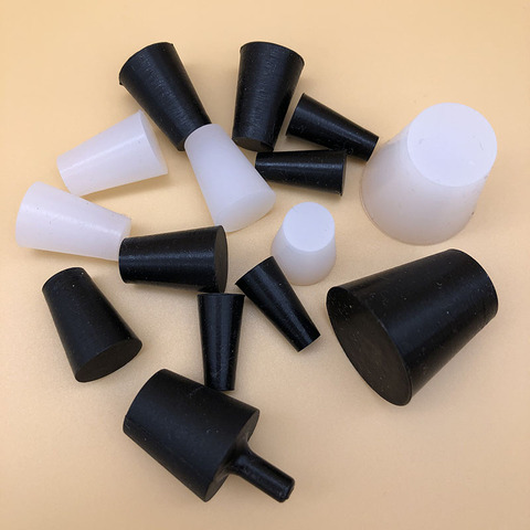 Silicone Solid Stoppers Rould Rubber Pungs Column Seal Plug Glass Bottle Jar Caps Test Tube Plug Hole Gap Masking O-Ring Cover ► Photo 1/6