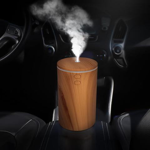 DC 5V 100ML Air Humidifier Wood Grain Ultrasonic USB Aroma Essential Oil Diffuser Color LED Portable Humidificador Car Difusor ► Photo 1/6