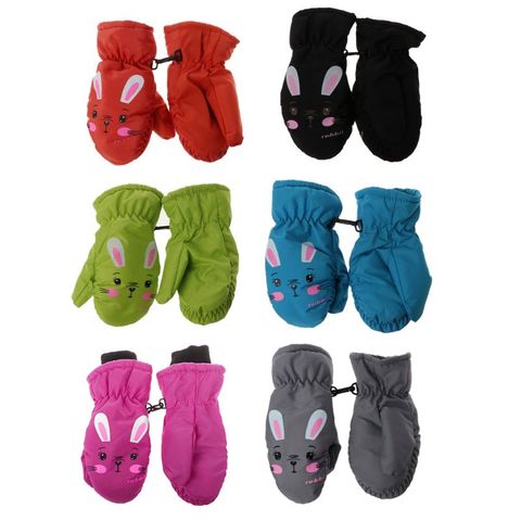 Kids Winter Warm Gloves Windproof For Children Boys Girls Ski Cycling Climbing Outdoor Gloves Waterproof ► Photo 1/6