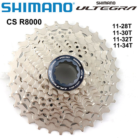 SHIMANO Ultegra CS R8000 HG800-11 Road Bike Freewheel 11speed 11-25T 11-28T 11-30T 11-32T 11-34T R8000 HG800 Cassette Sprocket ► Photo 1/3