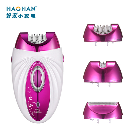 USB Rechargable Female Epilator 3 in 1 Women Shaver Hair Removal Electric Lady Shaving Trimmer Bikini and Legs Body depilador ► Photo 1/6