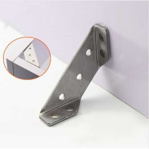 2pcs Multifunctional Stainless Steel Angle Code Right Angle Fixed Bracket Furniture Wood Board Angle Hardware Accessories ► Photo 1/6