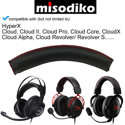 misodiko Replacement Headband for HyperX Cloud I/ II Pro Core, CloudX, Cloud Silver, Alpha, Revolver/ Revolver S Gaming Headset ► Photo 1/6