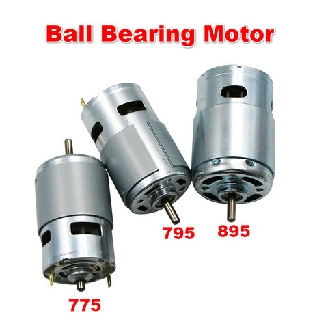 DC12V Motor 775/795/895 Double Ball Bearing 6000-12000RPM Large Torque High Power Low Noise Hot Sale Electronic Component Motor ► Photo 1/1