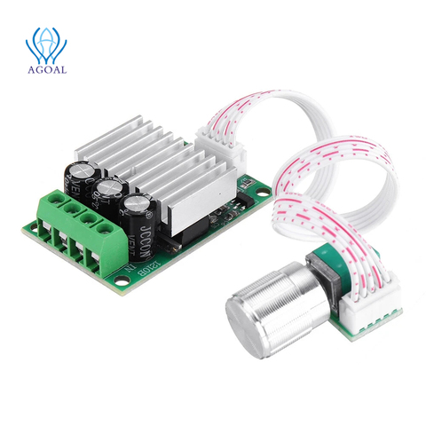 Motor Controller PWM DC Motor Speed Regulator 12V 24V 10A+ Speed Regulating Small Board Controller ► Photo 1/6