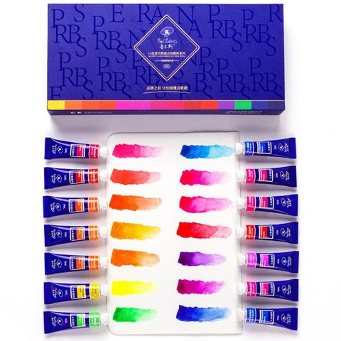 Paul Rubens Opera Series Watercolor Paint Set, 5ml*14 Colors Tubes, Suitable for Comic/ Illustration/Decoration ► Photo 1/6