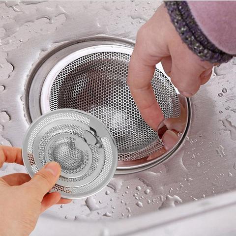 Stainless Steel Sink Strainer Sewer Outfall Filter Kitchen Bathroom Accessory Effectively Filter Residues Anti-rust Durable To ► Photo 1/6