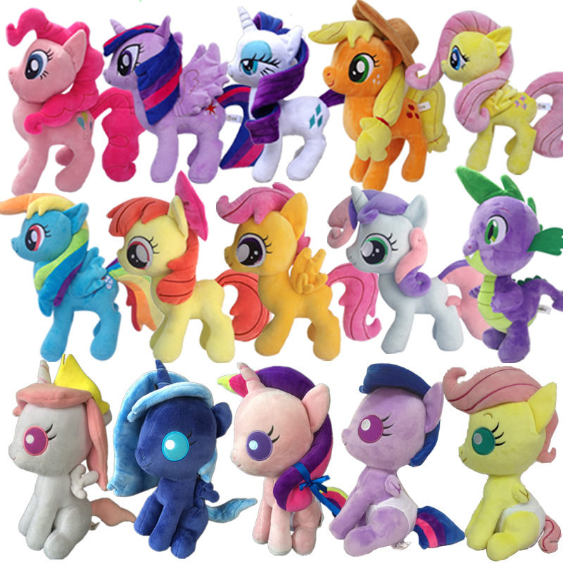 My Little Pony Mini Plüsch Twilight Rarity Apllejack Pinkie Fluttershy Rainbow 