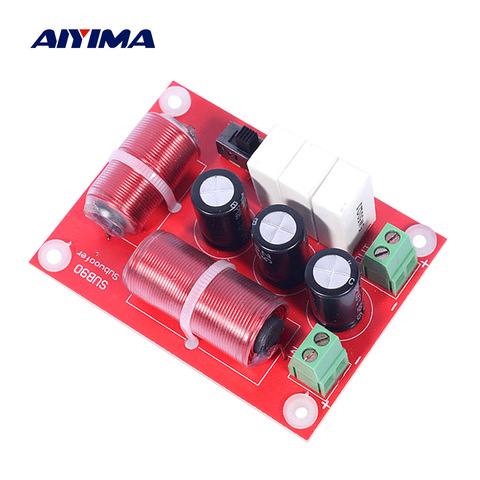 AIYIMA Subwoofer Crossover Filter 120W Professional Bass Frequency Divider For 4-8 Inch Speaker Woofer Subwoofer Home Theater ► Photo 1/6