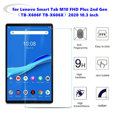 9H Tempered Glass For Lenovo Tab M10 Plus 10.3 inch Tablet Screen Protection for M10 FHD Plus 2nd Gen TB-X606F TB-X606X ► Photo 1/6