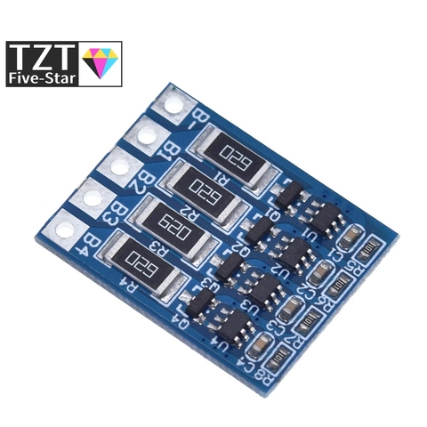 TZT 4S 4.2v li-ion balancer board li-ion balncing full charge battery balance board ► Photo 1/6