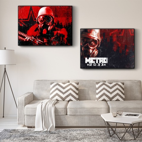 Metro 2033 Fear The Future Posters And Prints Wall Art Canvas Painting For Living Room Decoration Home Decor Unframed Quadros ► Photo 1/6