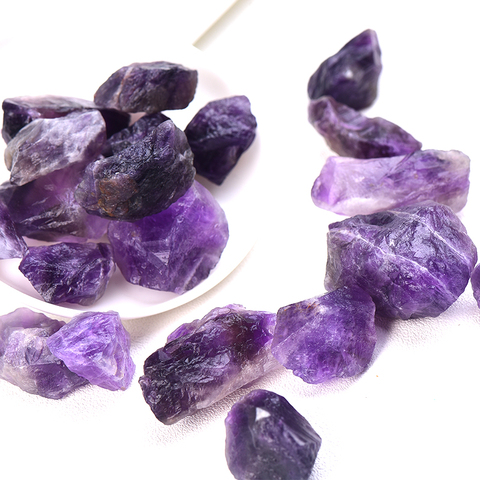 1PC Natural Amethyst Irregular Healing Stone Purple Gravel Mineral Specimen Raw Quartz Crystal Gift Jewelry Accessory Home Decor ► Photo 1/6