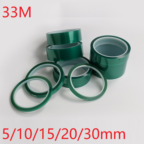 5mm 10mm 15mm 20mm 30mm Green PET Film Tape High Temperature Heat Resistant PCB Solder SMT Plating Shield Insulation Protection ► Photo 1/6