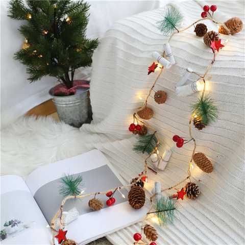 Christmas Decorations for Home 2022 New Year's Garland Christmas Fairy Lights Xmas Ornaments Navidad Gifts Christmas Tree Decor ► Photo 1/6