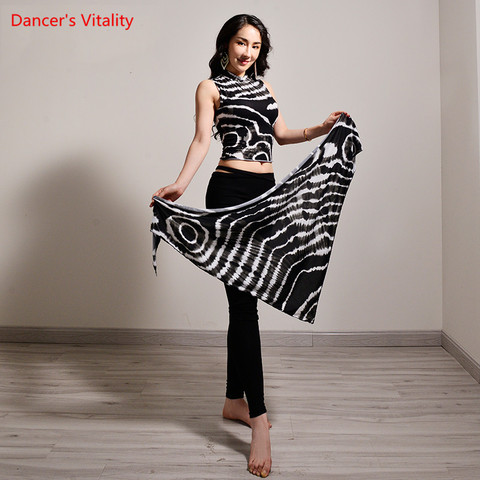 Belly Dance Female Adult Elegant Top+Hip Scarf+Pants Practice Clothes 3 Piece Set Profession Performance Clothing Suit ► Photo 1/5