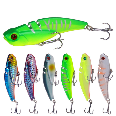 High Quality Long Shot Metal VIB 7cm 20g Fishing Lure Vibration Spoon Hard Baits Crankbait Wobbler Swimbait Cicada VIB Tackle ► Photo 1/6