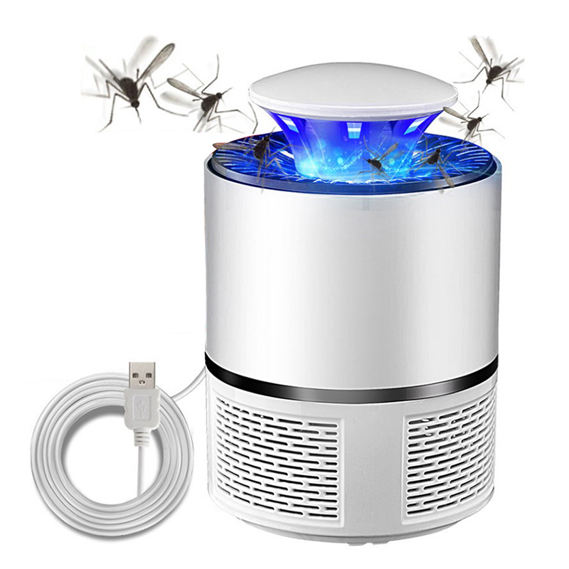Zapper Silent Insect Trap Electric USB Pest Repeller Mosquito Killer Lamp 