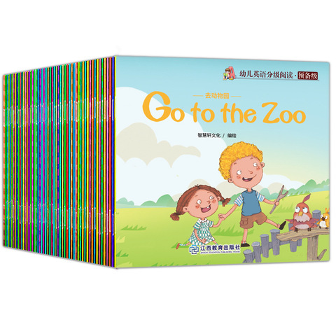 60 Pcs/Set Picture Book Children Enlightenment Baby Kids English Learn Words Tales Series Educational Reading книги libros ► Photo 1/5