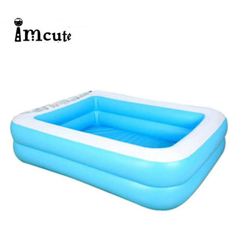 Imcute 2022 Summer Thickened Inflatable Swimming Pool Family Kids Children Adult Play Bathtub Outdoor Indoor Water Swimming Pool ► Photo 1/6