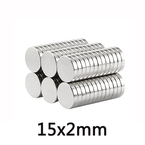 20/30/50pcs 15x2 mm Super Strong Magnets 15mmx2mm Permanent Small Round Magnet 15x2mm Thin Neodymium Magnet Magnetic 15*2 mm ► Photo 1/3