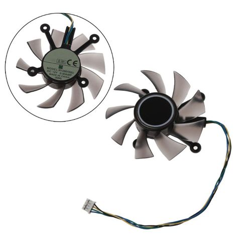 R128015SU 75mm 0.50AMP 4pin Graphics Card Cooling Fan for EAH5830 GTS 260 450 ► Photo 1/1