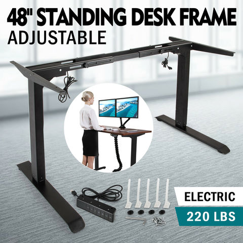 Electric Stand Up Desk Frame w/Dual Motor Height Adjustable Standing Base ► Photo 1/6