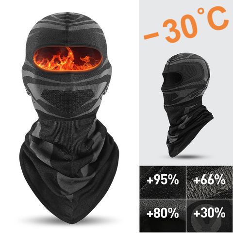 NEWBOLER Winter Thermal Mask Cycling Skiing Running Sport Training Face Mask Balaclava Windproof Soft Keep Warm Bike Face Mask ► Photo 1/6