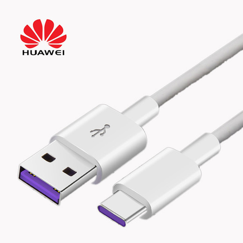 original cable for Huawei P30 P20 mate 9 10 20 pro P10 plus honor 10 magic 2 nova 6 5 4 5A Super charging supercharge cabel cord ► Photo 1/5