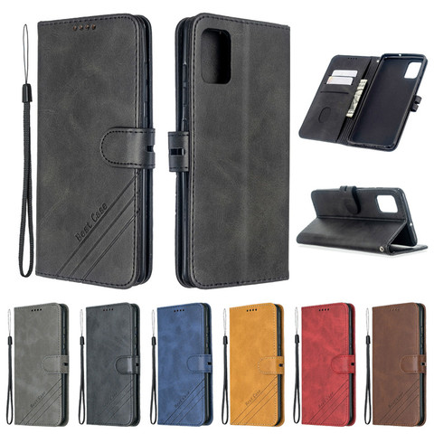 For Samsung Galaxy A51 Case Leather Flip Case on sFor Coque Samsung A51 A 51 A515F Cover Luxury Magnetic Wallet Phone Case Etui ► Photo 1/6