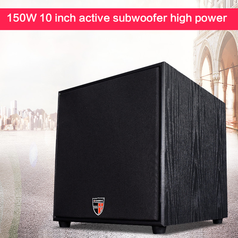 150W 10 Inch Active Subwoofer High Power Speaker Home Home Theater Computer TV HiFi Speaker Independent Adjustment 60-180Hz ► Photo 1/6