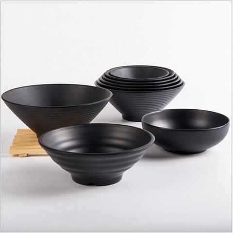 Spicy Hot Bowl Melamine Tableware Plastic Bowl Japanese Style Frosted Noodles Bowl ► Photo 1/6