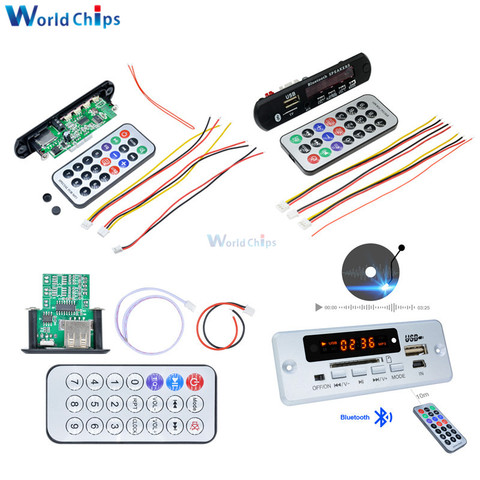 Car Wireless Bluetooth MP3 Sound Card Decoder Board USB TF MP3 WAV U-Disk Reader MP3 Player Amplifier Board Module For Arduino ► Photo 1/6