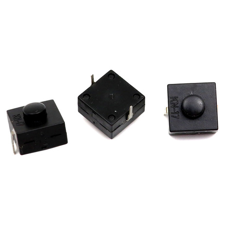 12 x 12mm Flashlight Button Switch 1A 30V 1212-112D 2Pin Ultra-Thin Middle of the feet 12*12*9.4mm self-lock 5pcs/lot ► Photo 1/1