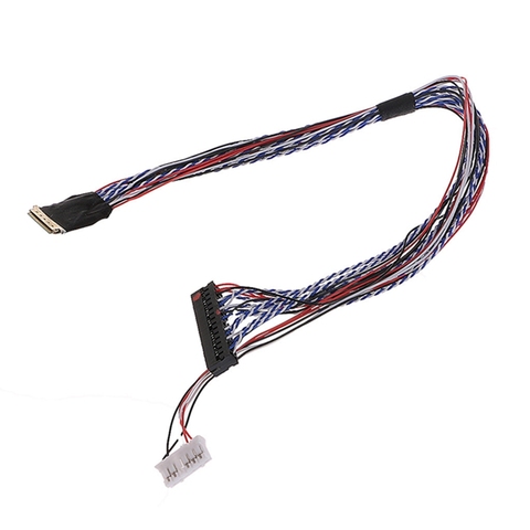 I-PEX 20453-040T-11 40Pin 2ch 6bit LVDS Cable For 10.1-18.4 inch LED LCD Panel 77UB ► Photo 1/6