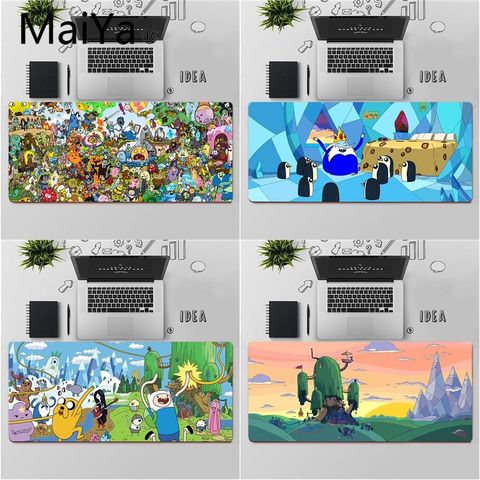 Maiya Top Quality Adventure Time Laptop Computer Mousepad Free Shipping Large Mouse Pad Keyboards Mat ► Photo 1/6