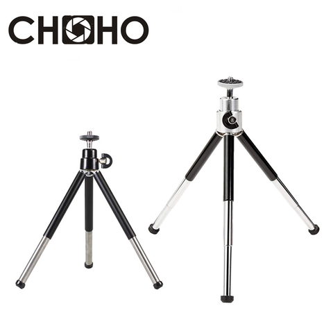 Aluminum Mini Tripod light Table Stand Extendable 3 Joint tripode Phone Holder Vlog Selfie For Digital Camera Cellphone iPhone ► Photo 1/6