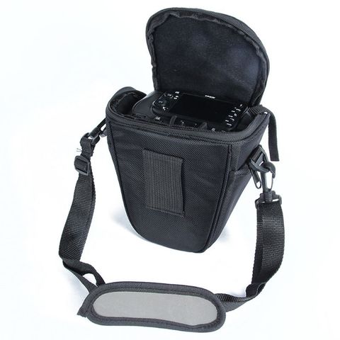 New  Nylon Camera Waterproof Bag Soft Carrying Case Bag For Canon EOS For Nikon D5200 D5100 Digital Camera Storage Bag qyh ► Photo 1/6