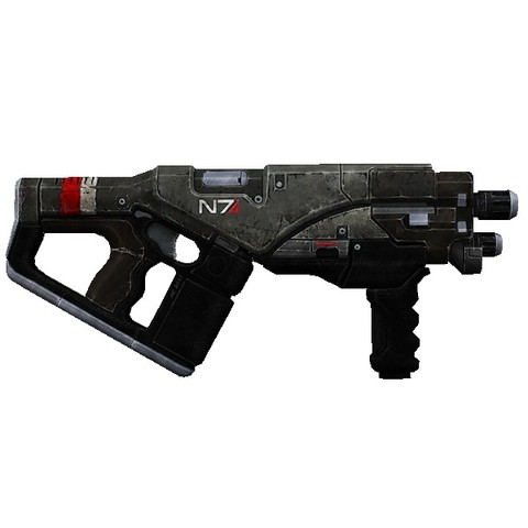 Mass Effect 3 N7 Hurricane Assault Rifle 1:1 Scale 3D Paper Model Handmade DIY Children Toy For Cosplay ► Photo 1/1