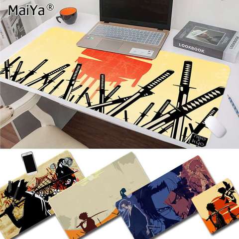 Maiya Your Own Mats Japan Samurai sword Champloo Office Mice Gamer Soft Mouse Pad Free Shipping Large Mouse Pad Keyboards Mat ► Photo 1/6