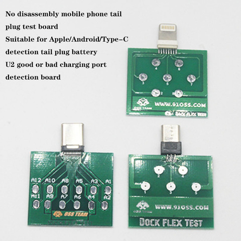 OSS Team Micro USB Dock Flex Test Board for iPhone 6 7 8 And Android Phone U2 Battery Power Charging Dock Flex Easy Testing Tool ► Photo 1/5