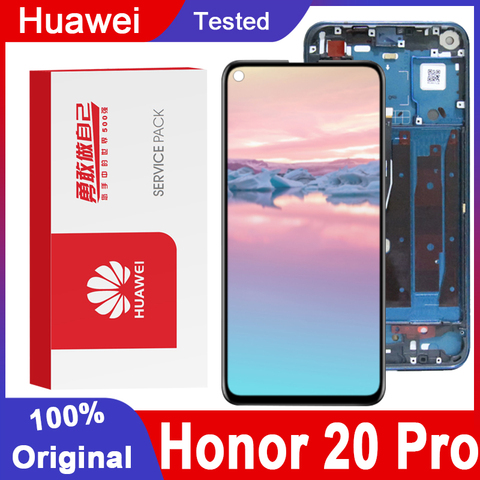Original Tested 6.26'' Display Replacement For Huawei Honor 20 Pro LCD Touch Screen Digitizer Assembly For YAL-AL10 YAL-L41 LCD ► Photo 1/4
