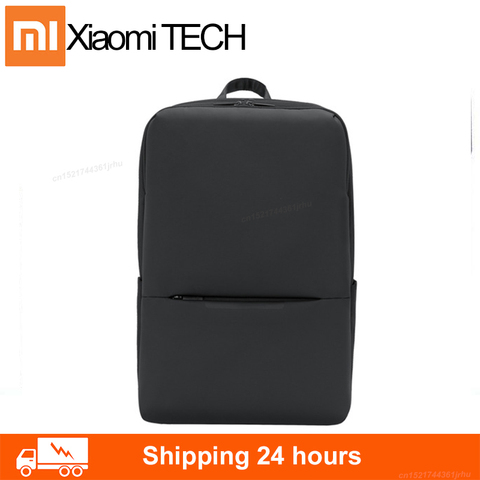 Original Xiaomi Mi Classic Business Backpack 2 Generation 4 Waterproof 15.6-inch Laptop Shoulder Bag Lightweight Outdoor Travel ► Photo 1/6