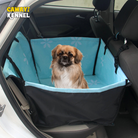 CAWAYI KENNEL Pet Carriers Dog Car Seat Cover Carrying for Dogs Cats Mat Blanket Rear Back Hammock Protector transportin perro ► Photo 1/6